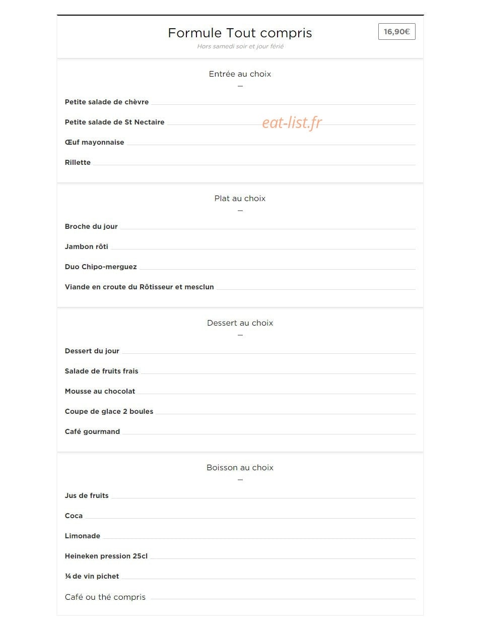 La Rôtisserie — carte page 7