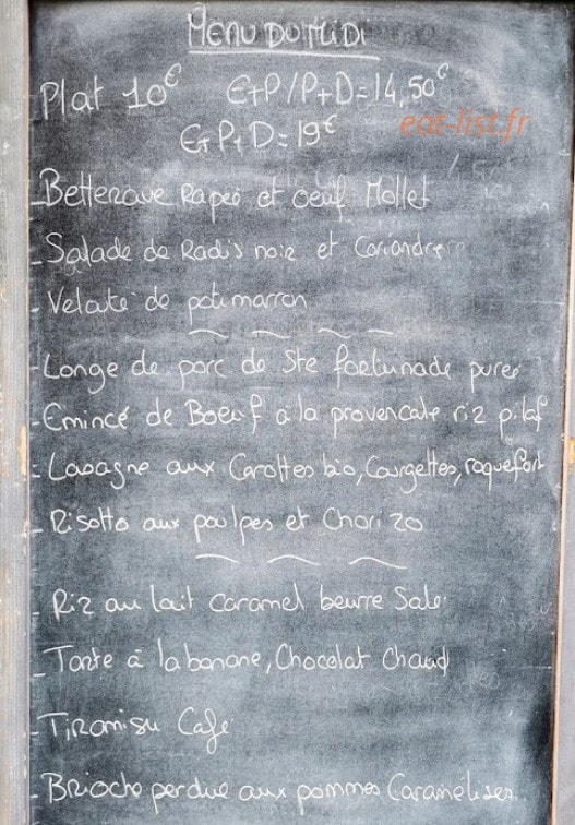 Le Local — carte page 1