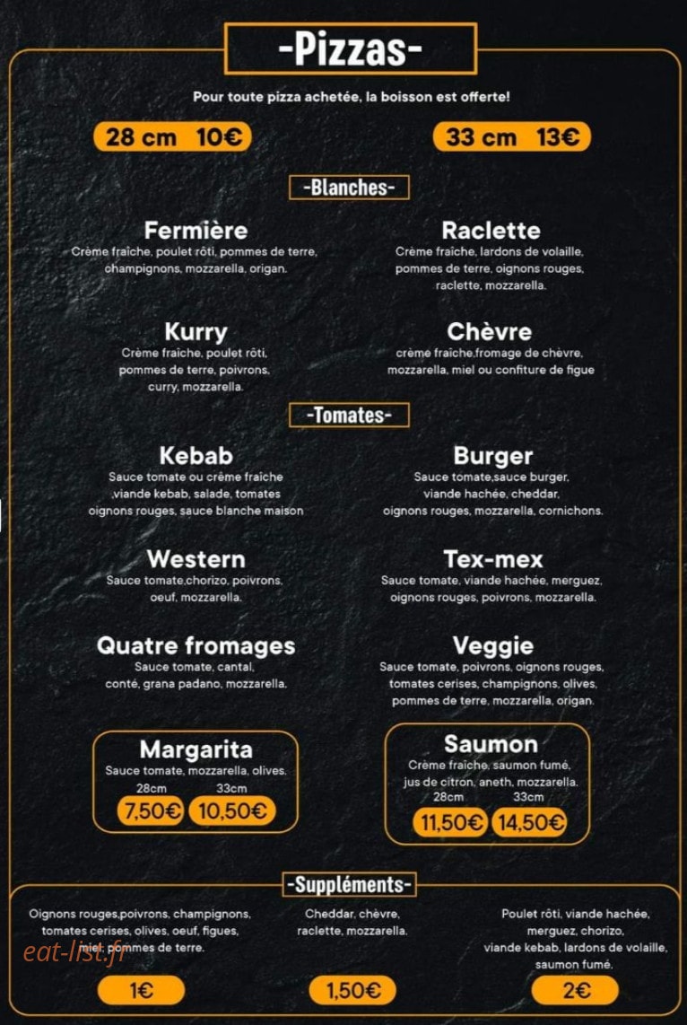 Brive food — carte page 3