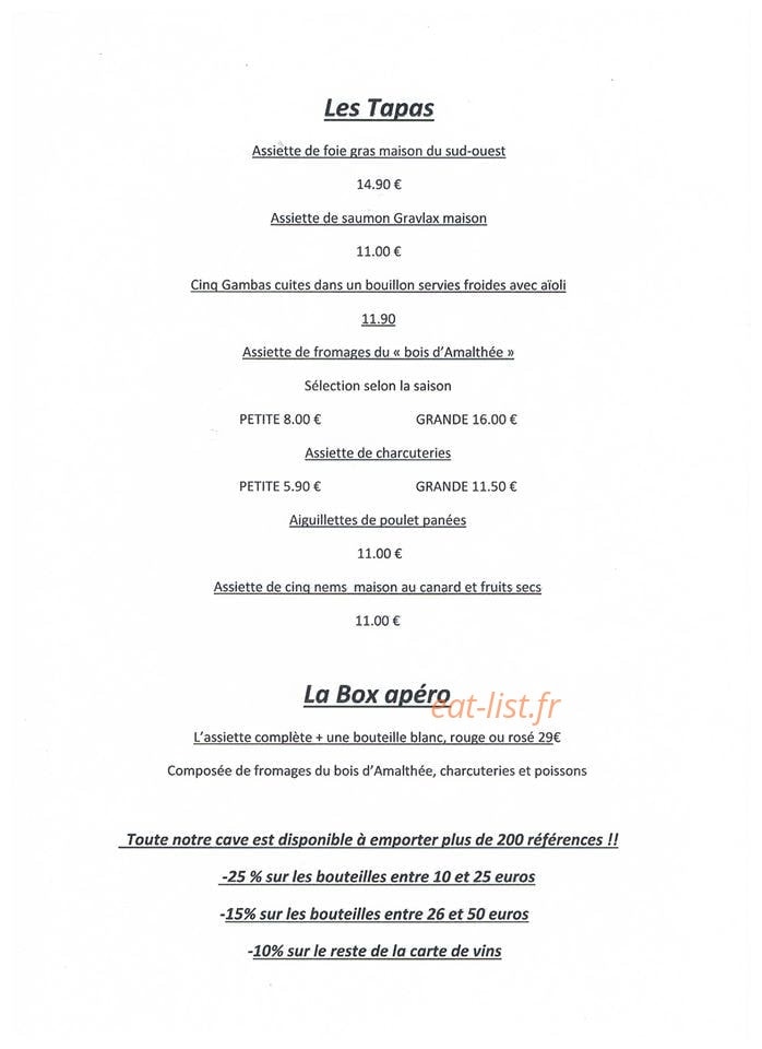 Chez Paulo — carte page 16