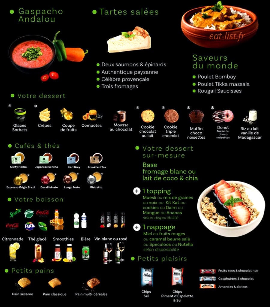 Eat Salad — carte page 10
