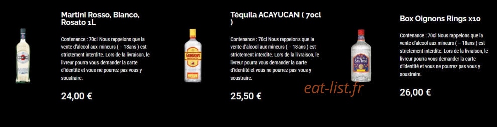 Go Drinkgo — carte page 23