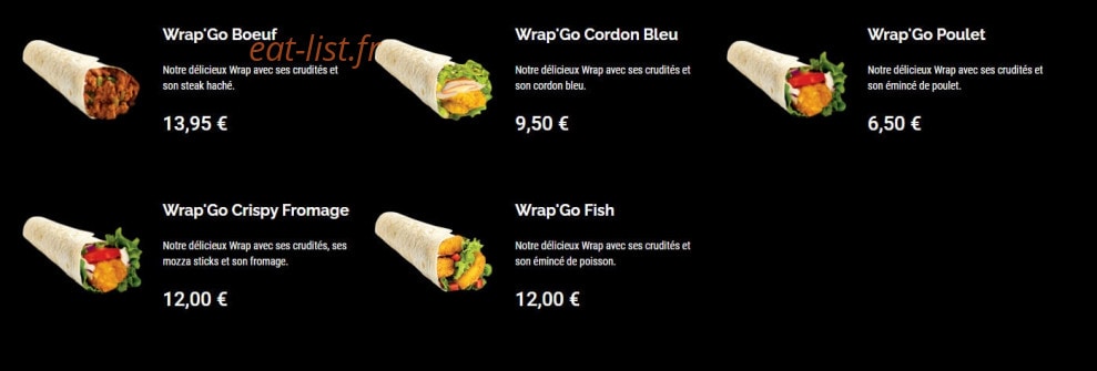 Go Drinkgo — carte page 7