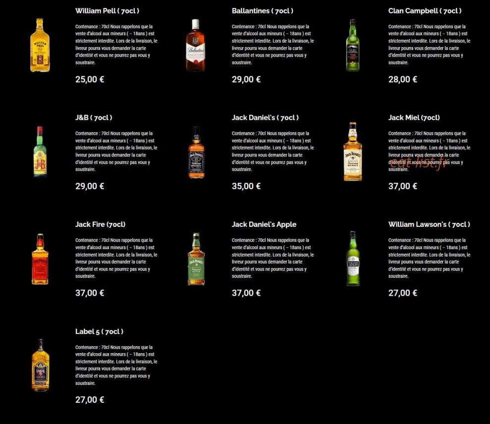 Go Drinkgo — carte page 19