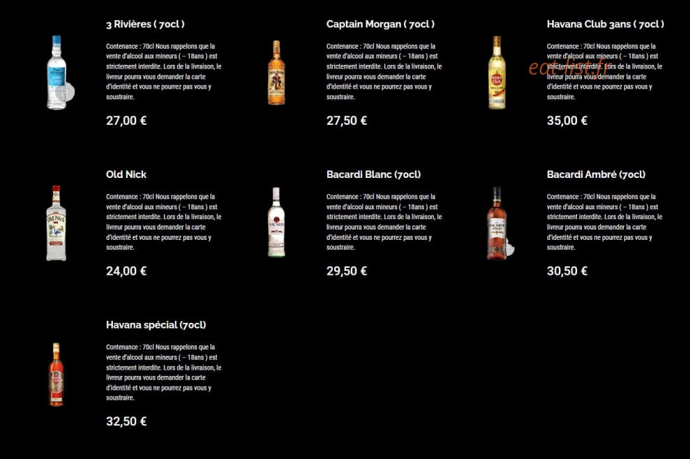 Go Drinkgo — carte page 20
