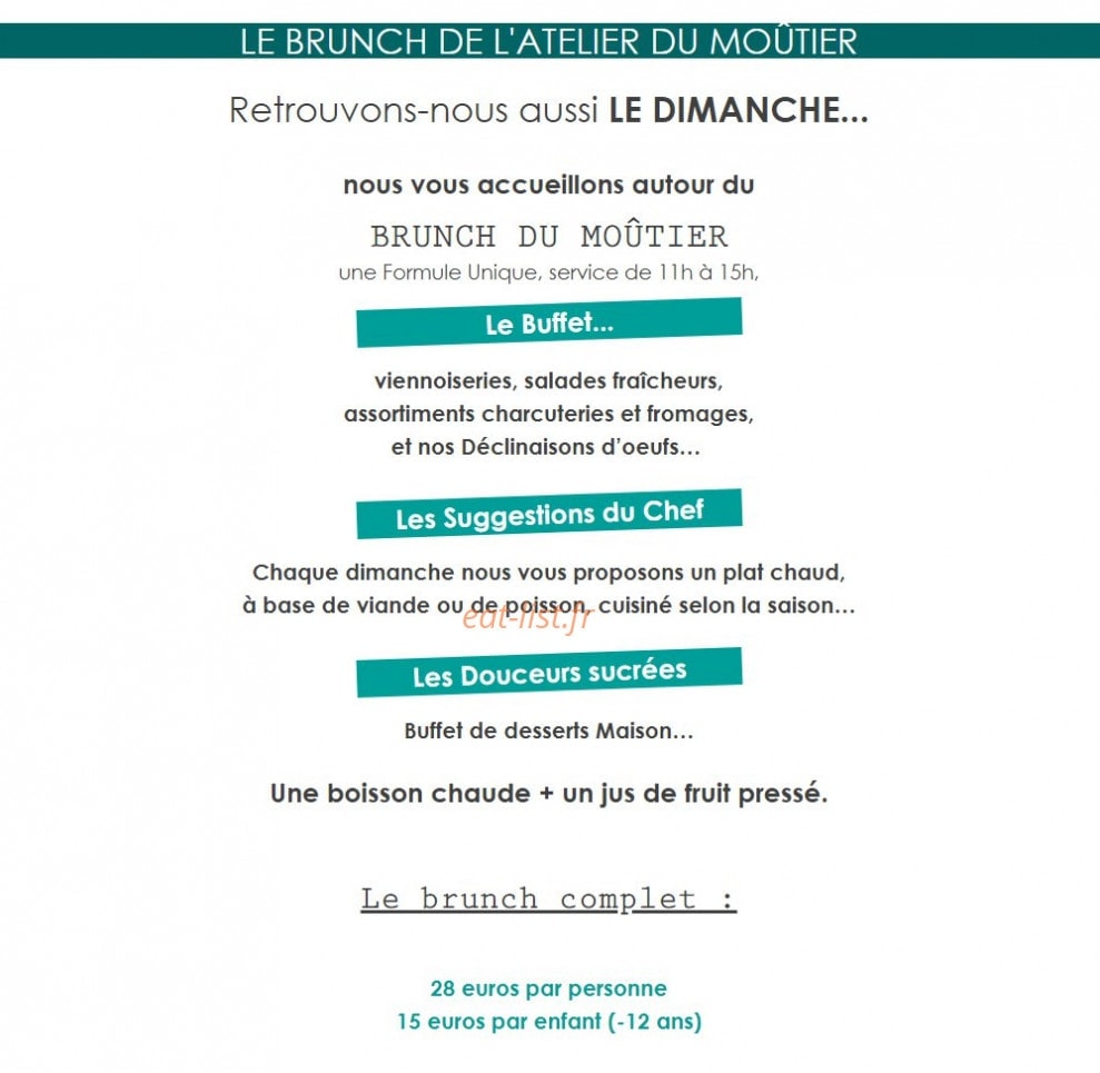 L'atelier du moutier — carte page 2