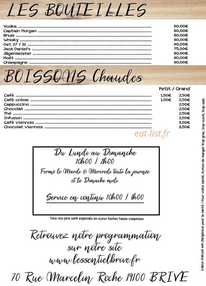 L'essentiel — carte page 6