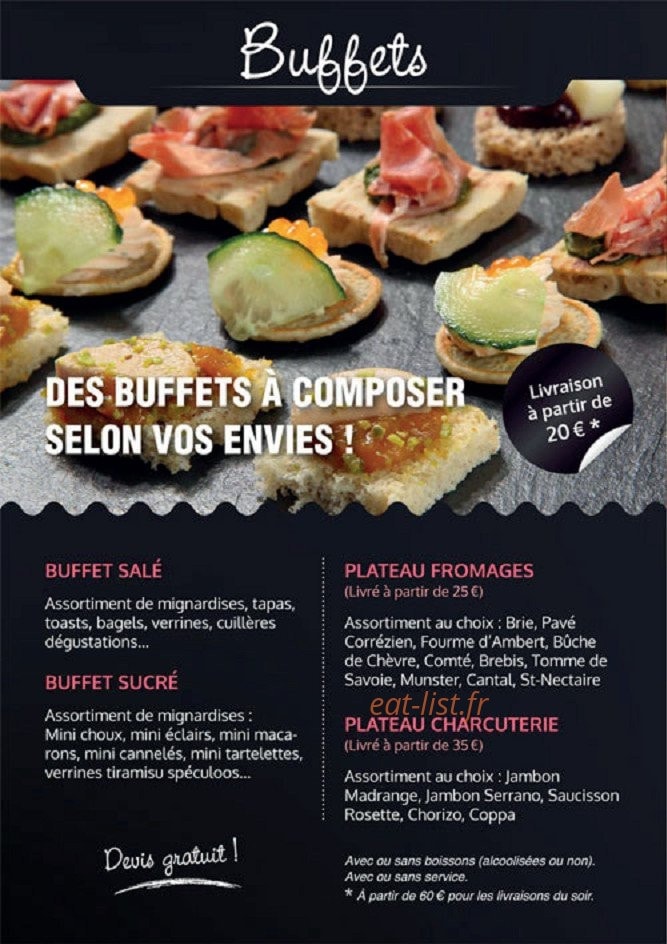 L'Instant Lunch Café — carte page 6