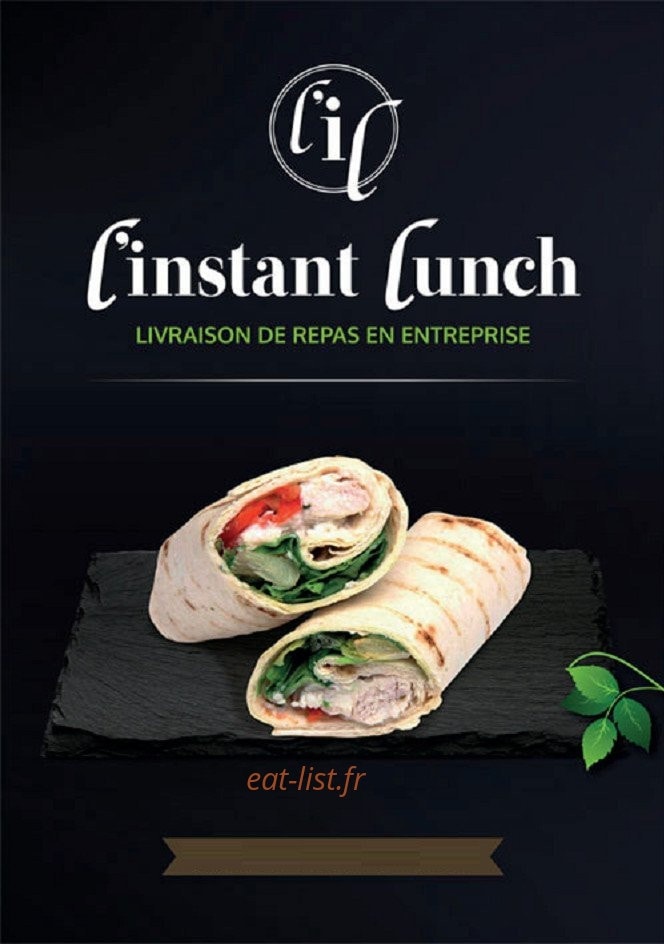 L'Instant Lunch Café — carte page 1