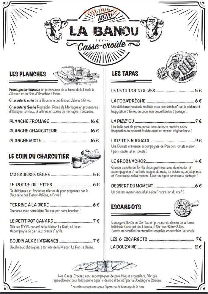 La Banou — carte page 1