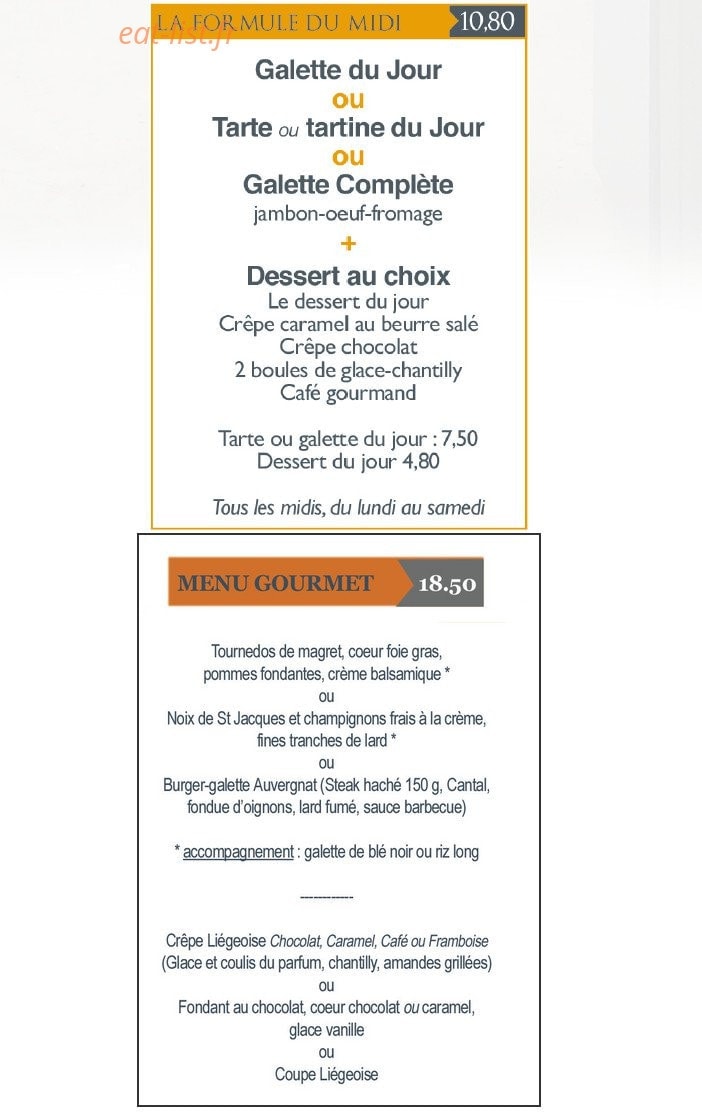 La Maison — carte page 1