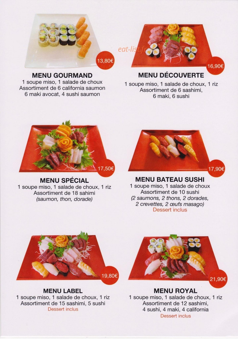 La villa tokyo — carte page 2