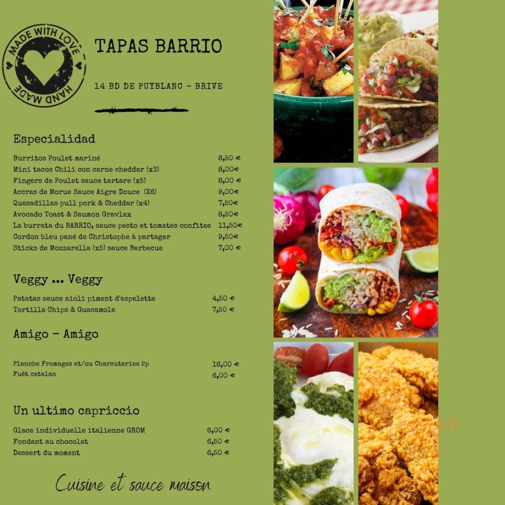 Le Barrio — carte page 1