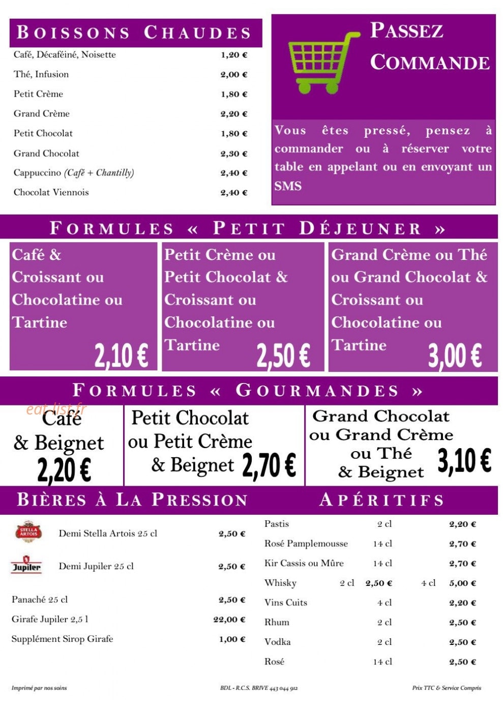 Le BDL — carte page 4