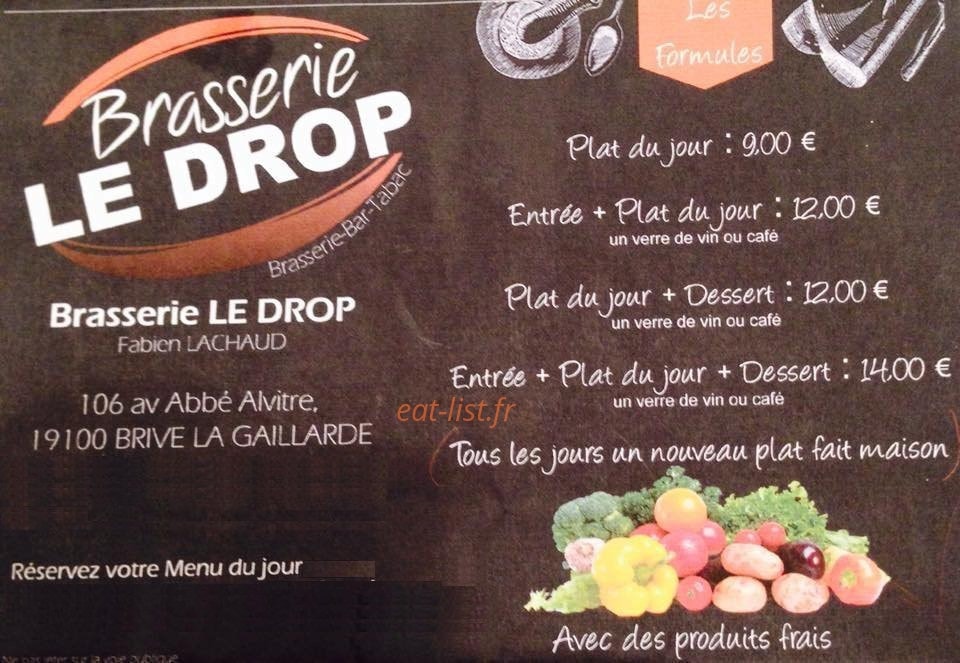 Le drop — carte page 1