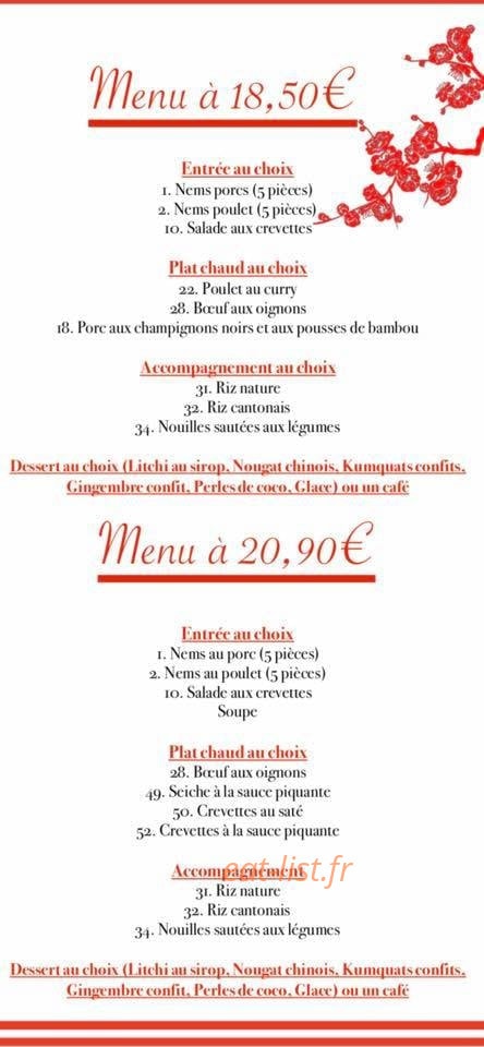 Le Pékin — carte page 5