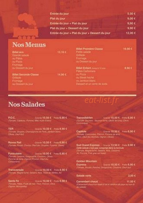 Le Railway — carte page 1
