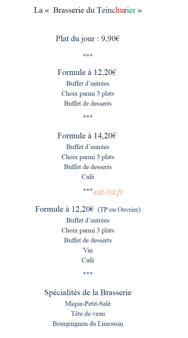 Le Teinchurier — carte page 3