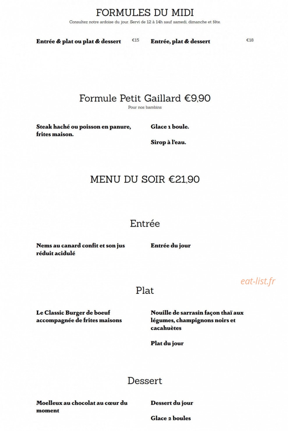 Les Gaillards — carte page 3