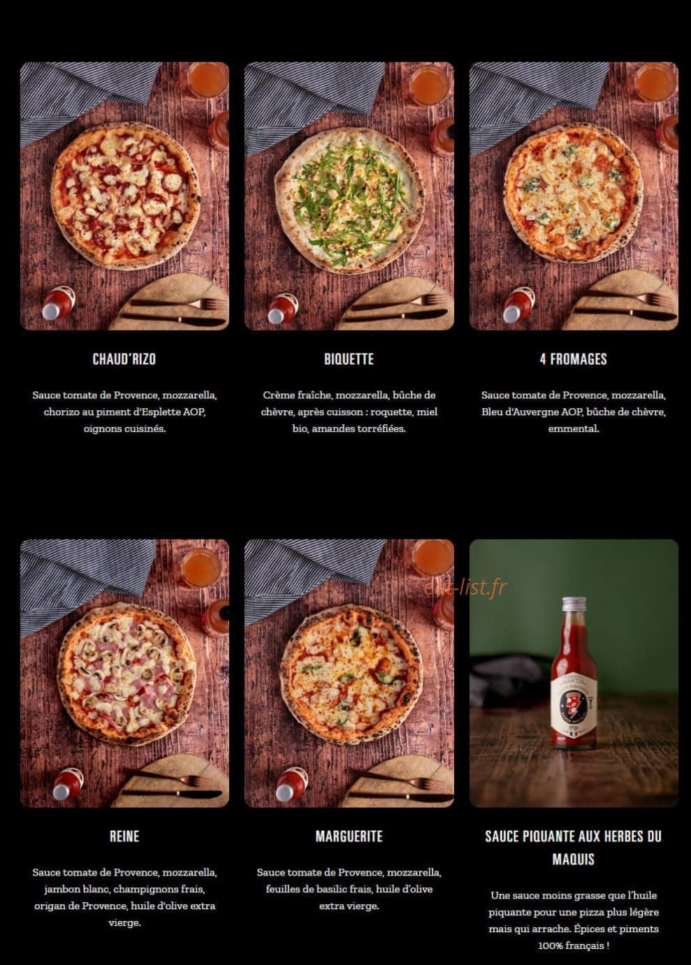 Pizza Cosy — carte page 3
