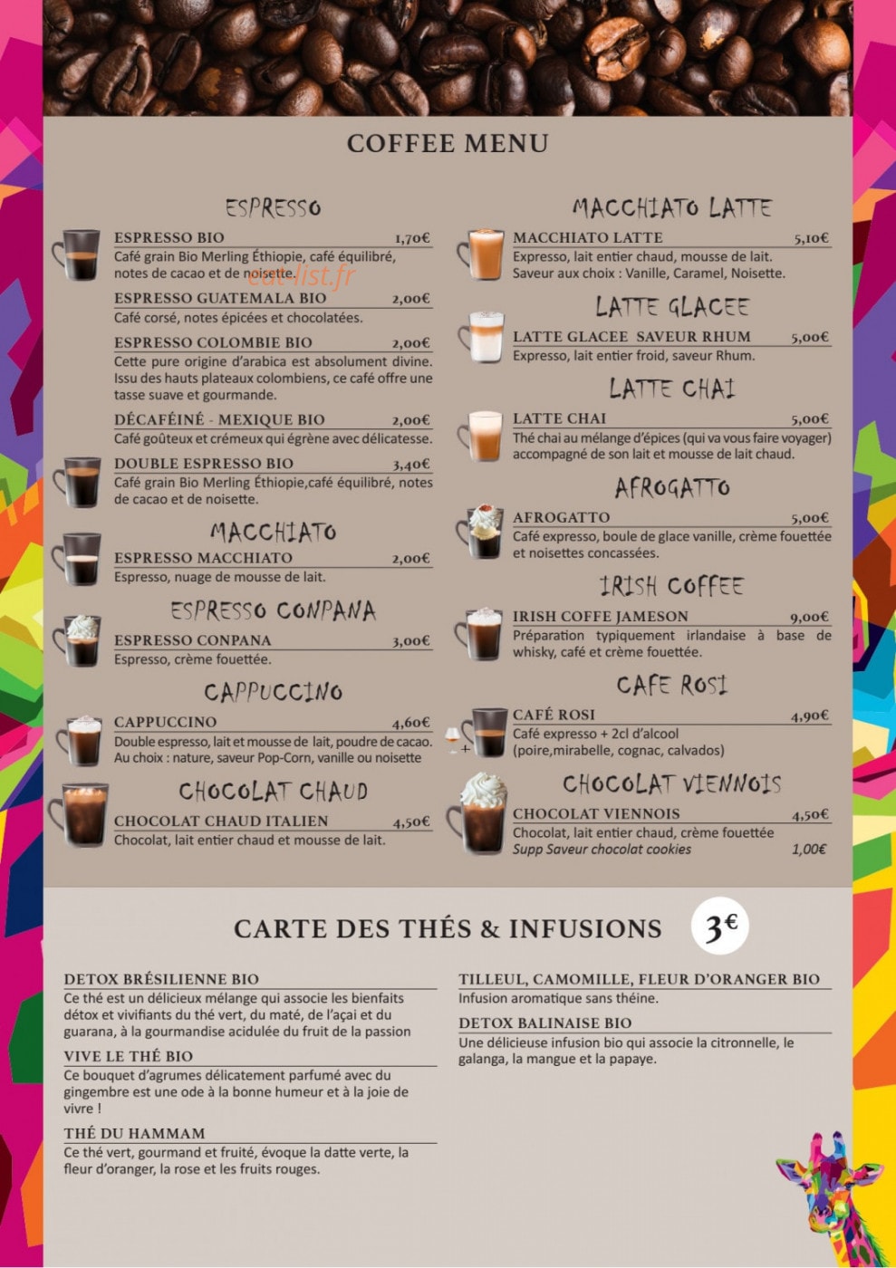 Rosi Trattoria — carte page 8