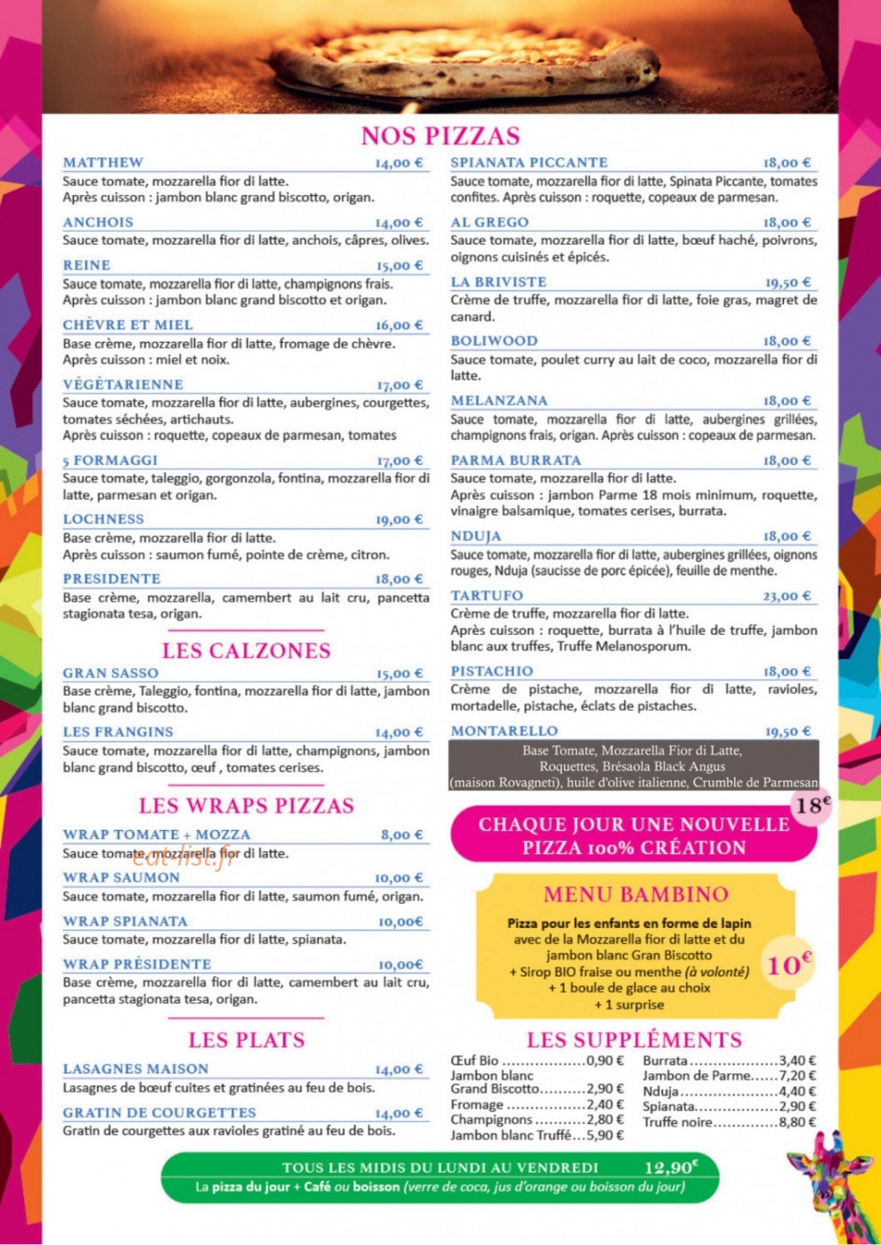 Rosi Trattoria — carte page 7