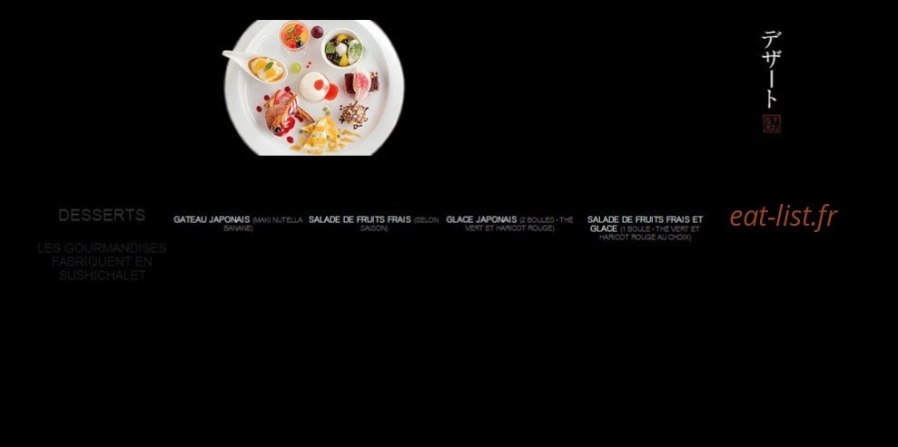 Sushichalet — carte page 9