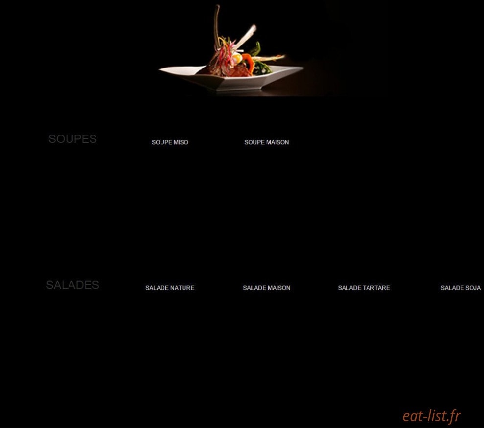 Sushichalet — carte page 2