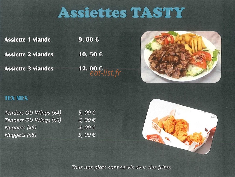 Tasty — carte page 4