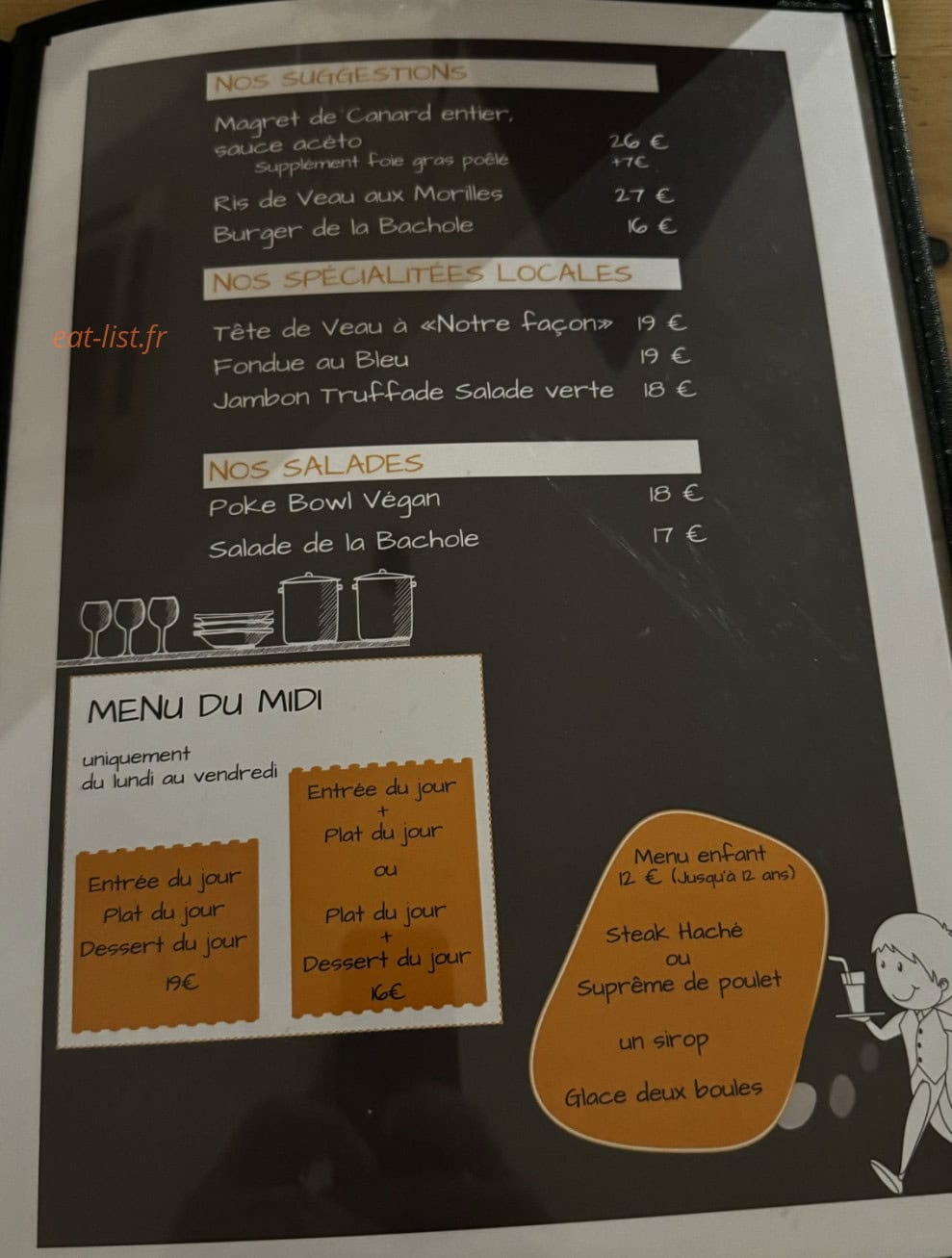 La Bachole — carte page 2