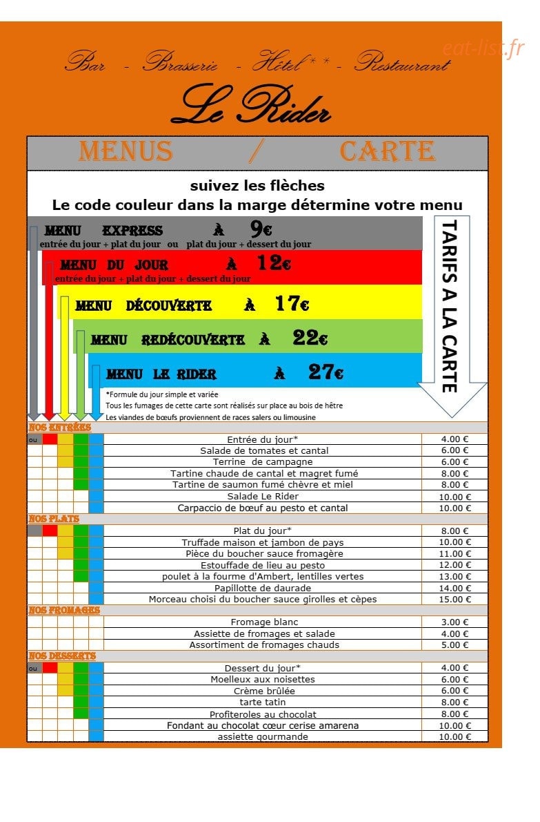 Le Rider — carte page 1