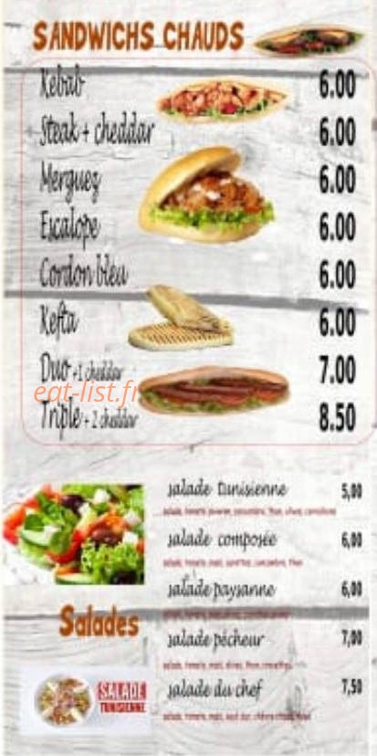 Resto Ali — carte page 2