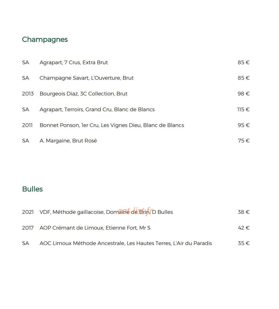Cueillette — carte page 3