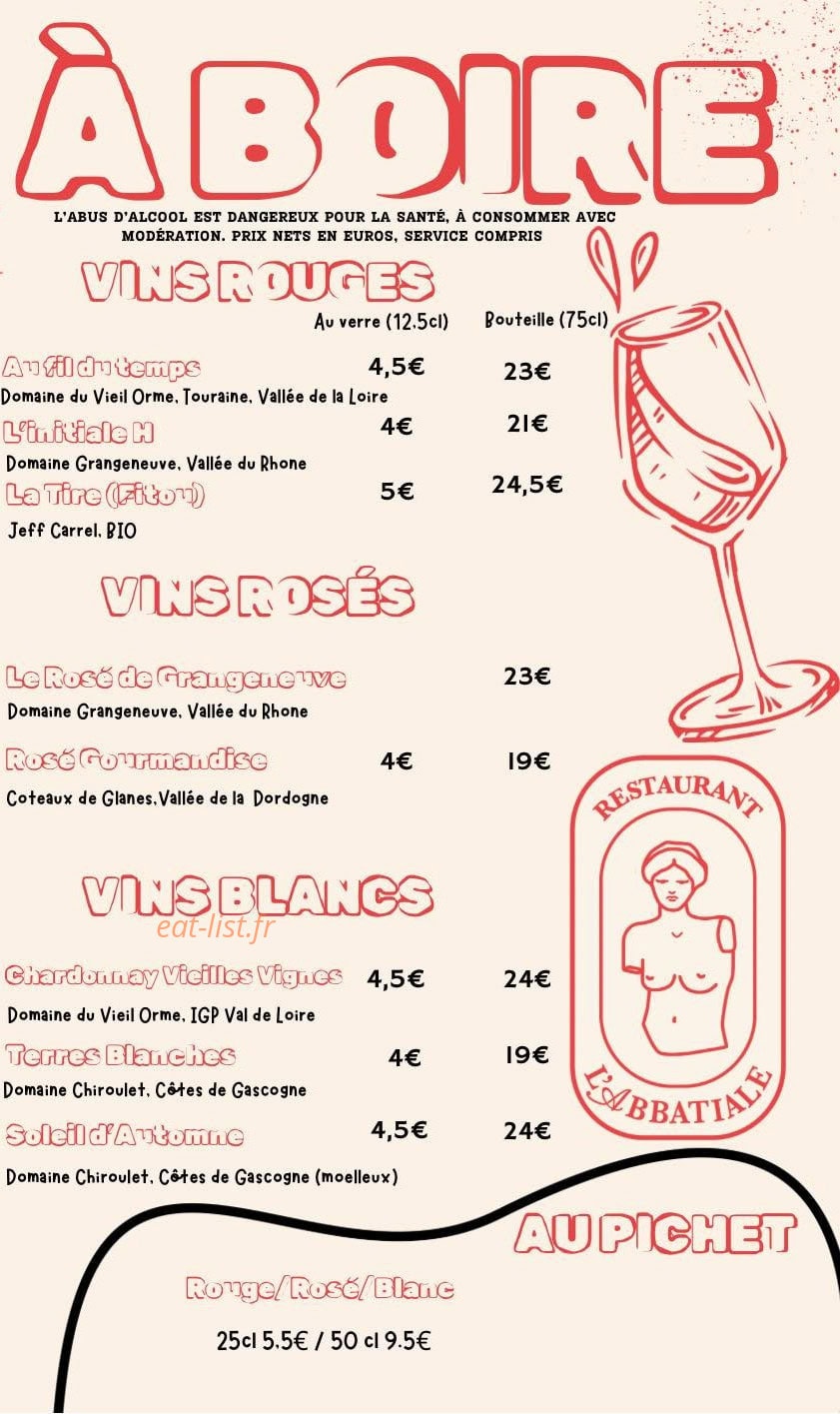 L’Abbatiale — carte page 6