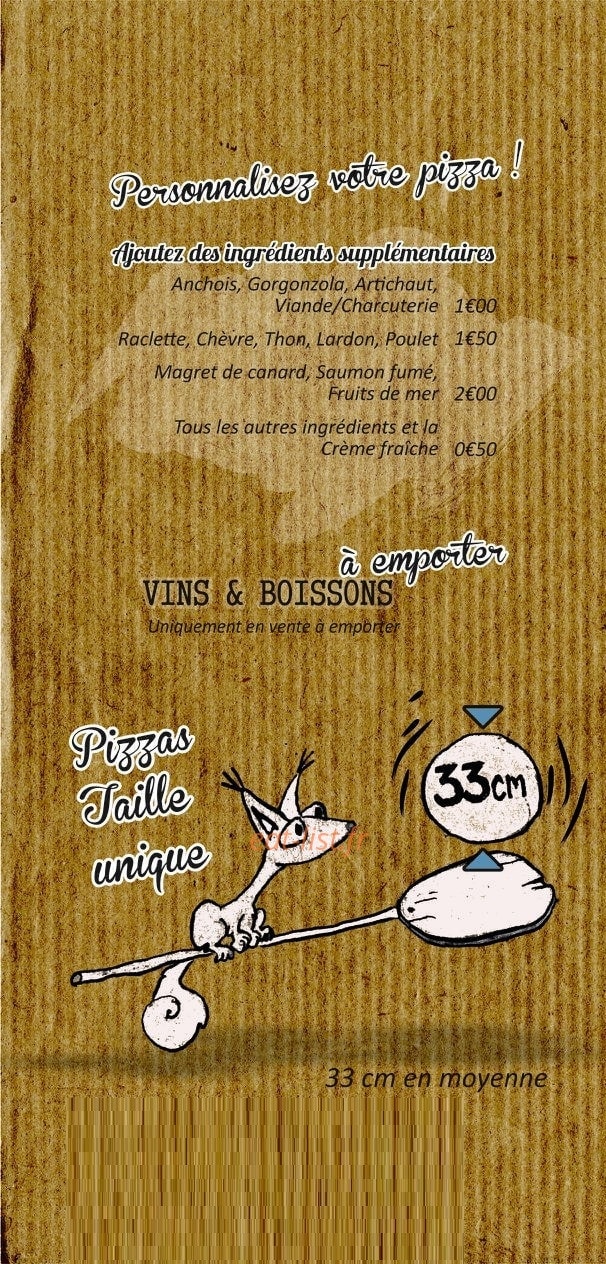 La Pizza — carte page 5