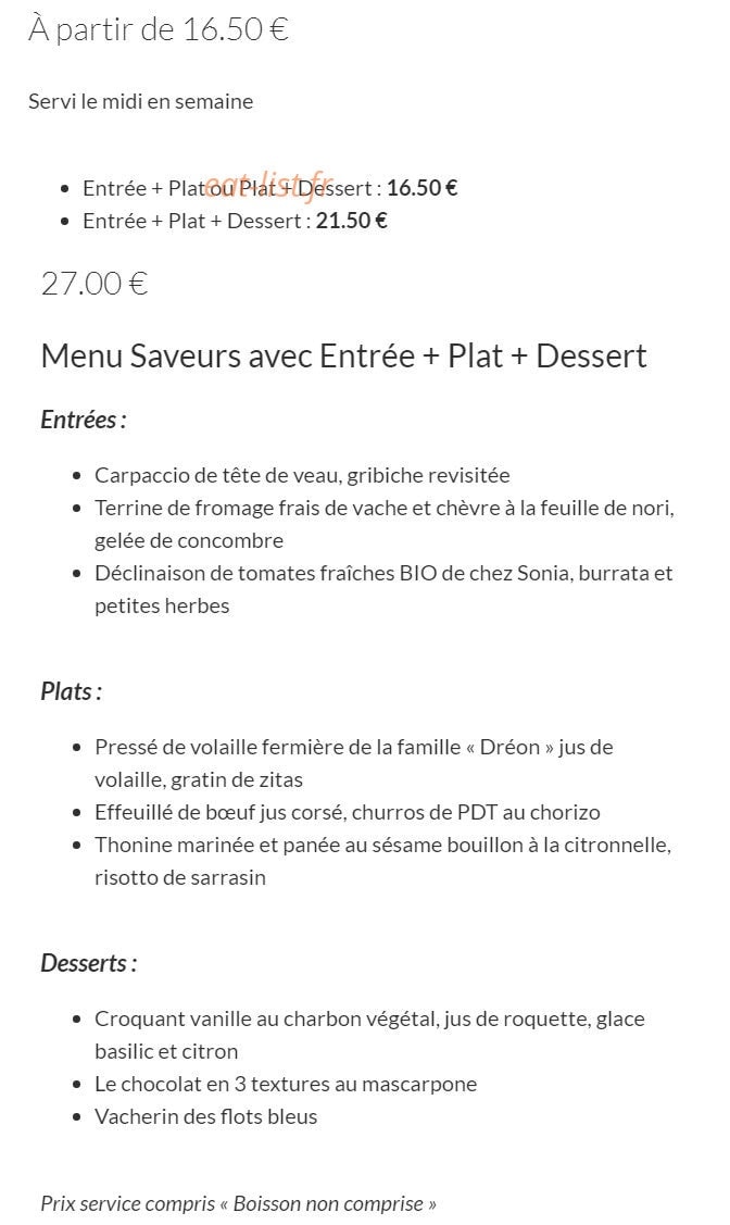 Les Flots Bleus — carte page 3