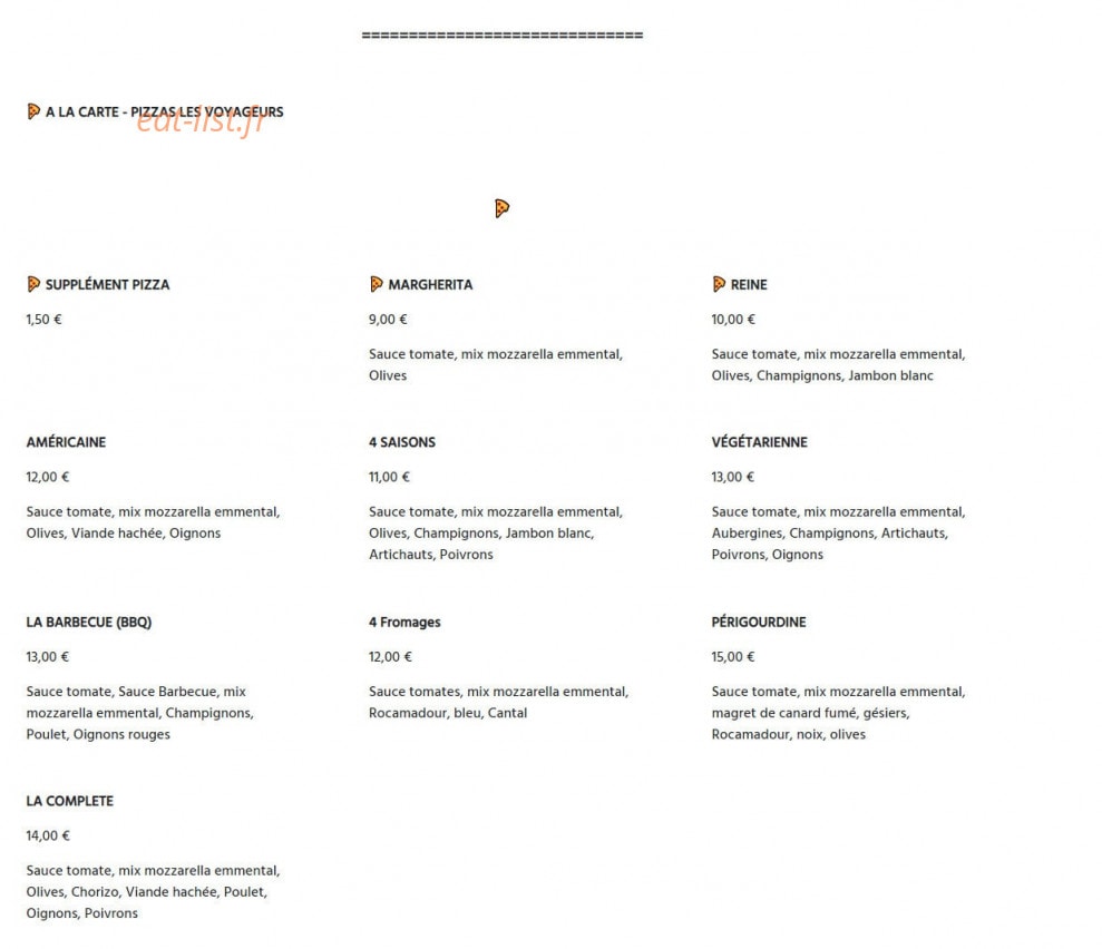 Les Voyageurs — carte page 7