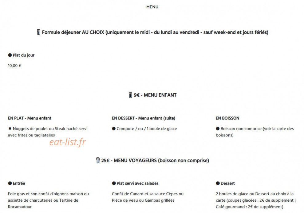 Les Voyageurs — carte page 1