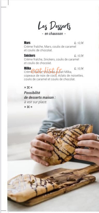 Les Pizzas du Cadet — carte page 5