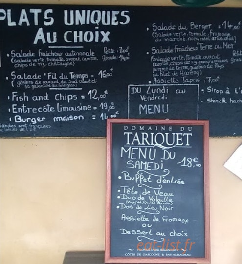 Au Fil Du Temps — carte page 1