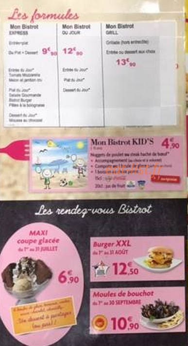 Le Bistrot du Marché — carte page 2