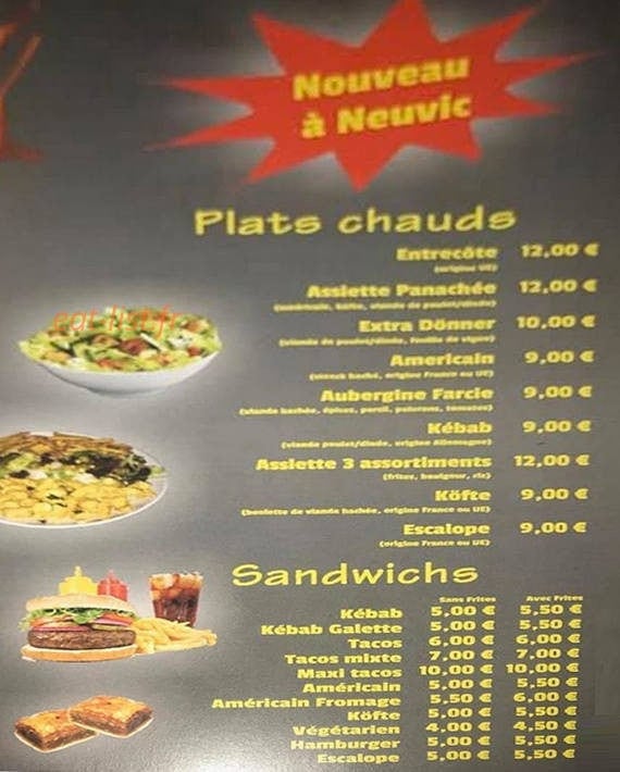 Anatolia kebab — carte page 2