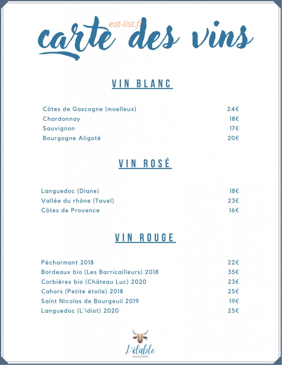 L'étable — carte page 4