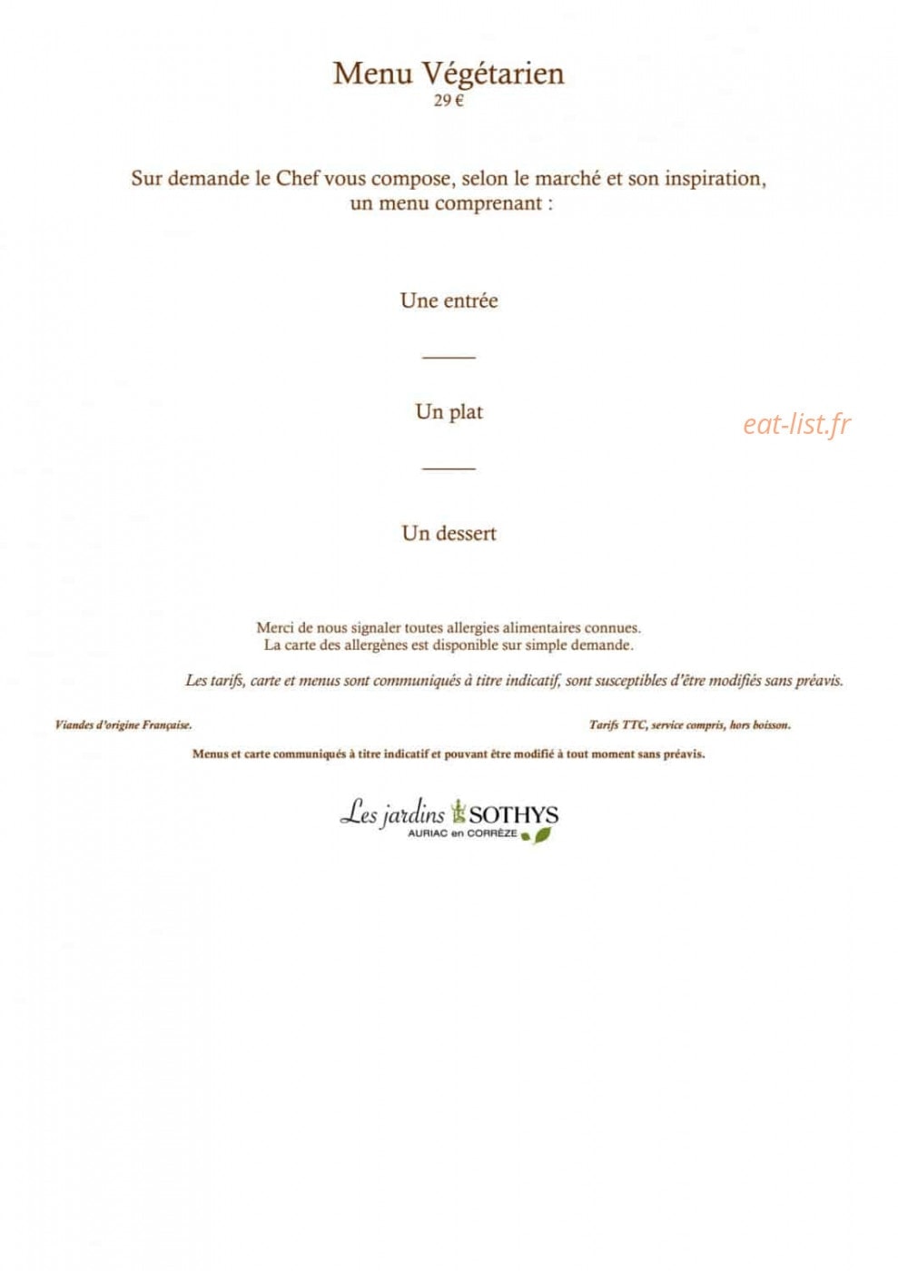 Les Jardins Sothys — carte page 8