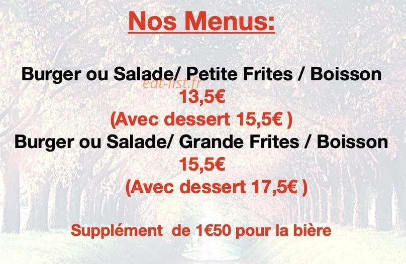 L'Homme Burger — carte page 6