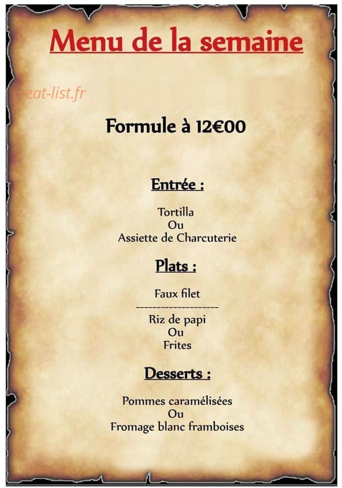 Le Cheyenne — carte page 1