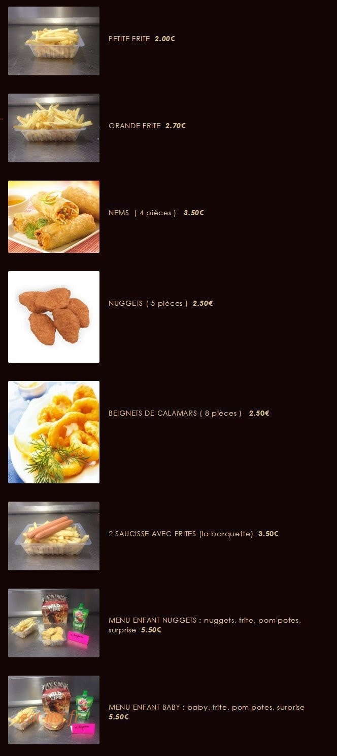 Au petit creux — carte page 8