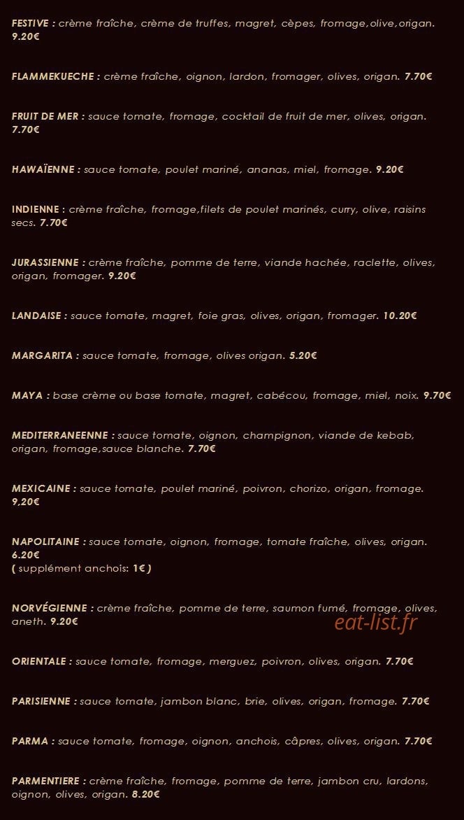 Au petit creux — carte page 3