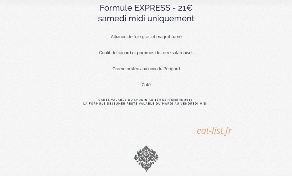 Le Relais du Bas — carte page 4