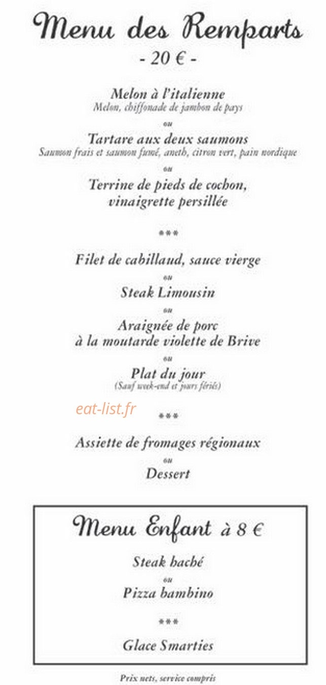 Les Remparts — carte page 4